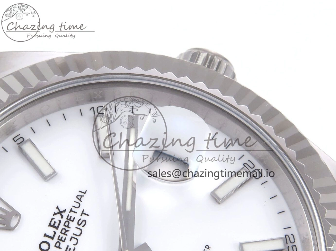 DateJust Dial on White Best 126334 41 Stick A3235 EWEF Bracelet Edition Oyster 0417